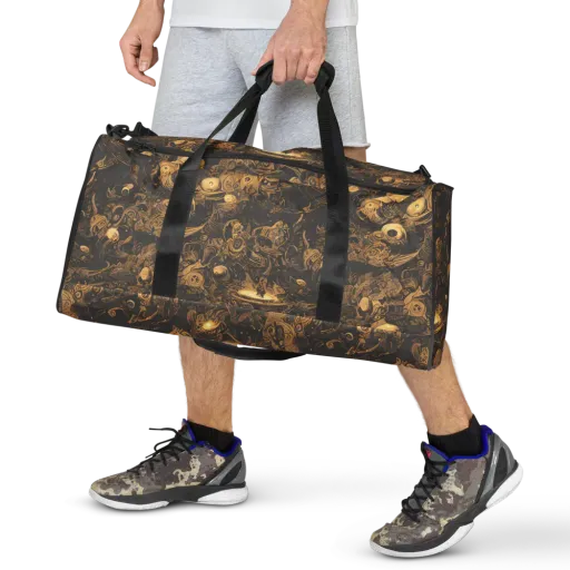 Amber Apparitions on a Duffle Bag