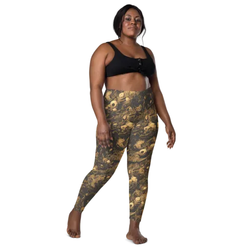Amber Apparitions on a Leggings with Pockets