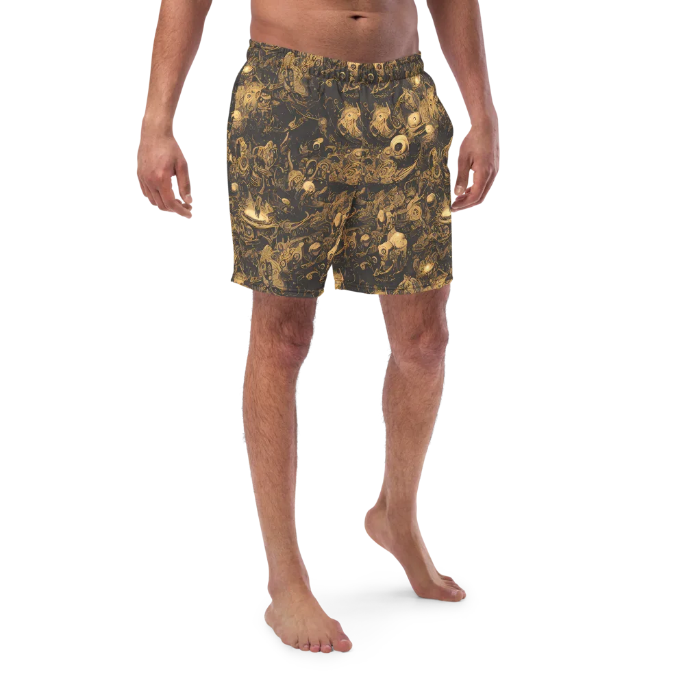 Amber Apparitions on Swim Trunks — Front
