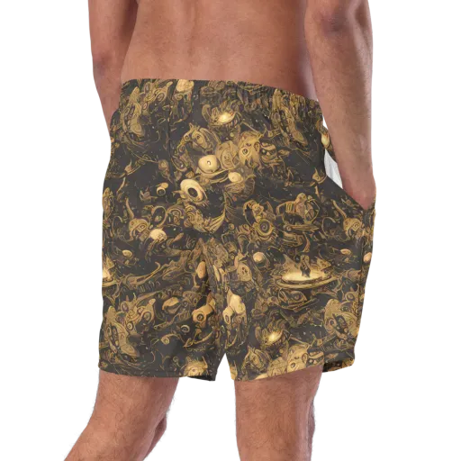 Amber Apparitions on a Swim Trunks