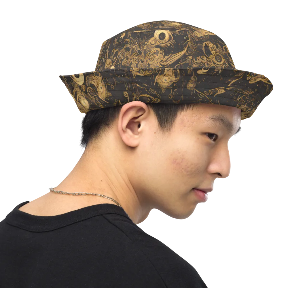 Amber Apparitions on Reversible Bucket Hat — Right Outside