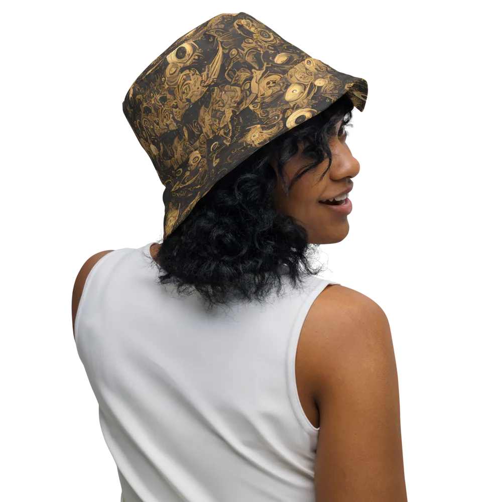 Amber Apparitions on Reversible Bucket Hat — Right Outside
