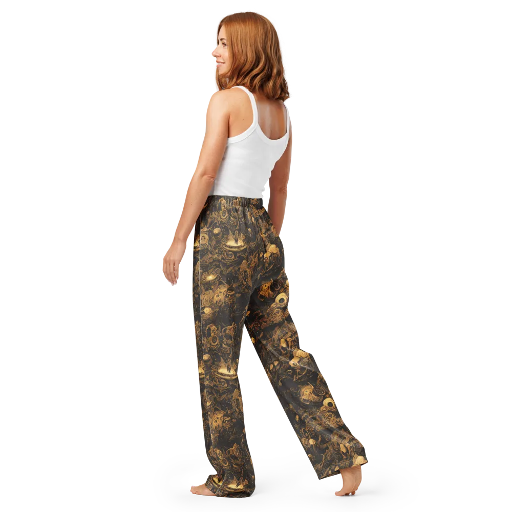 Amber Apparitions on Women's Pajama Pants — Back