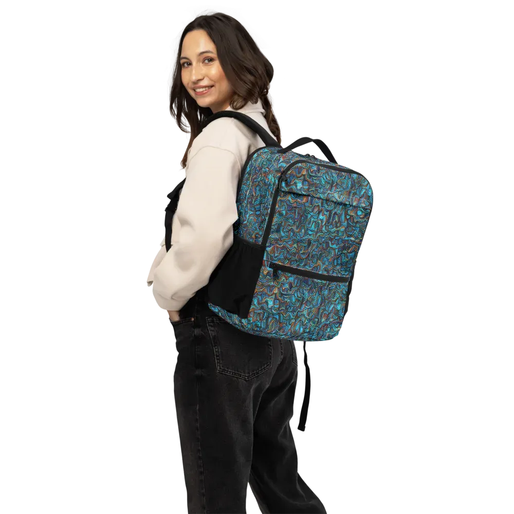 Copper Tide on Utility Backpack — Back
