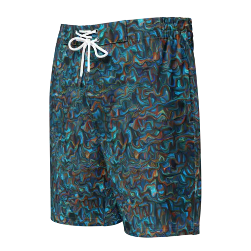 Copper Tide on a Men's Board Shorts