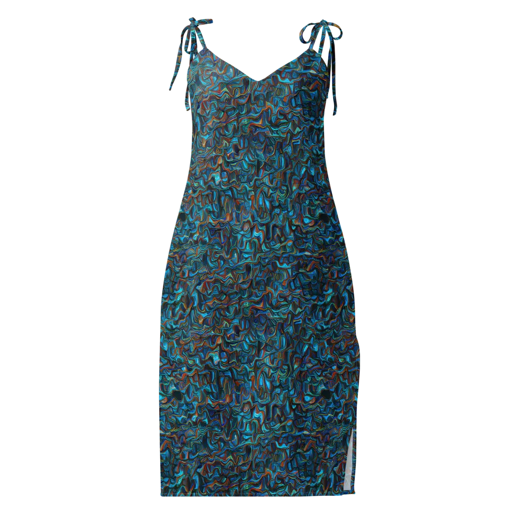 Copper Tide on Slip Dress — Front