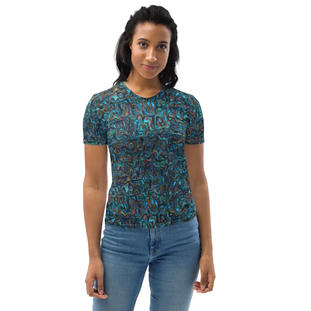 Copper Tide on Women's Crew Neck T-Shirt — Front