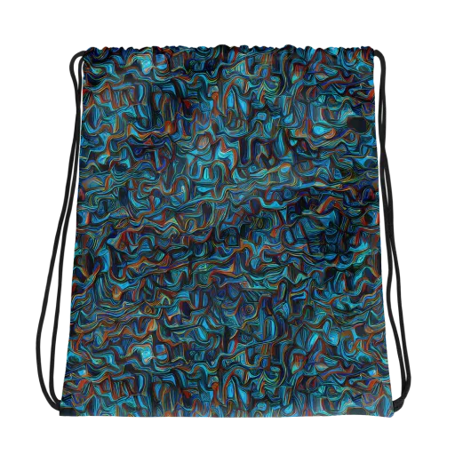 Copper Tide on a Drawstring Bag