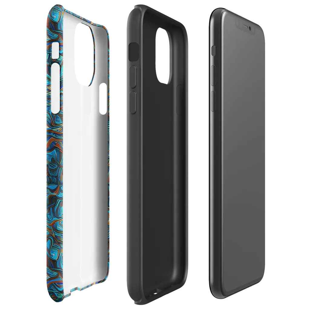 Copper Tide on Tough Case for iPhone® — Right