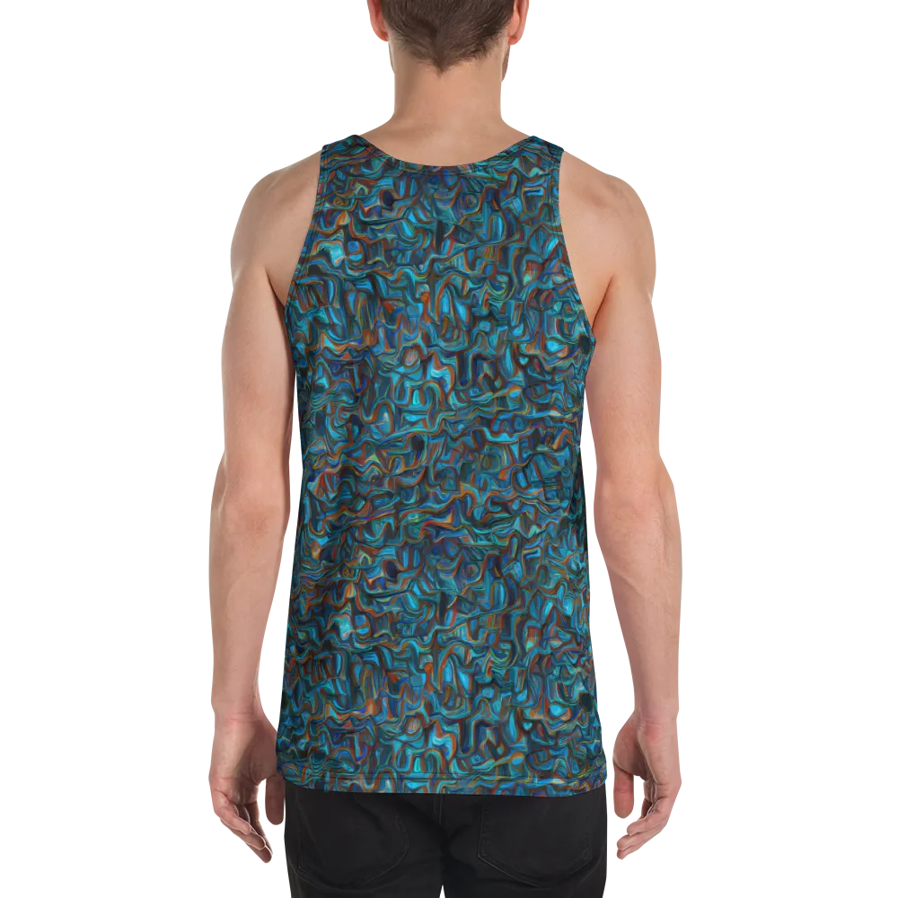 Copper Tide on Men's Tank Top — Back