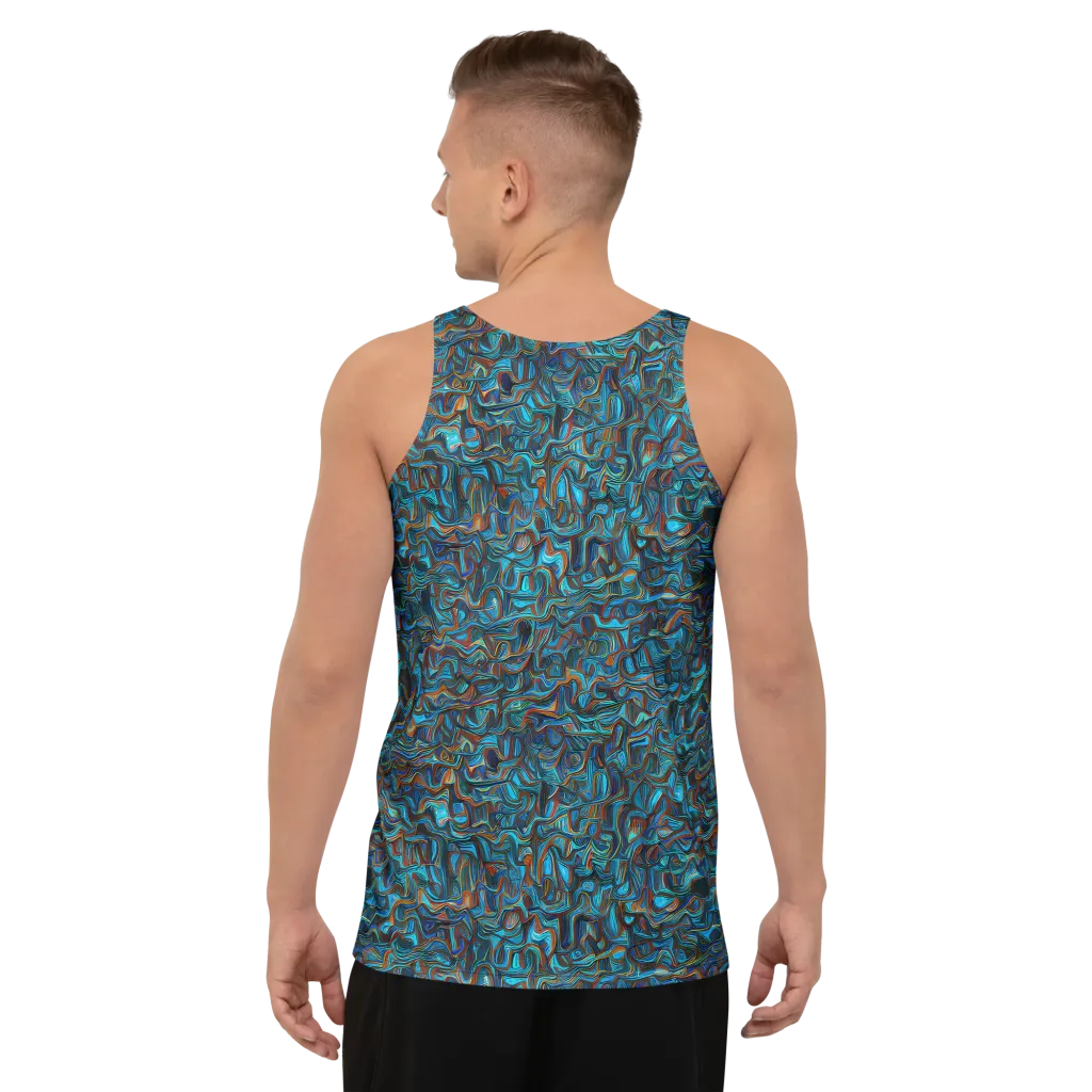 Copper Tide on Men's Tank Top — Back
