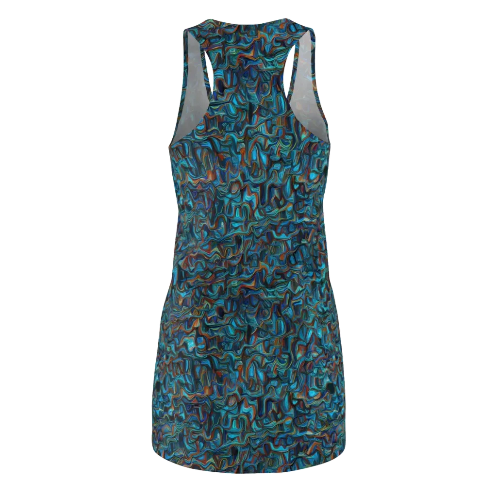 Copper Tide on Racerback Dress — Back