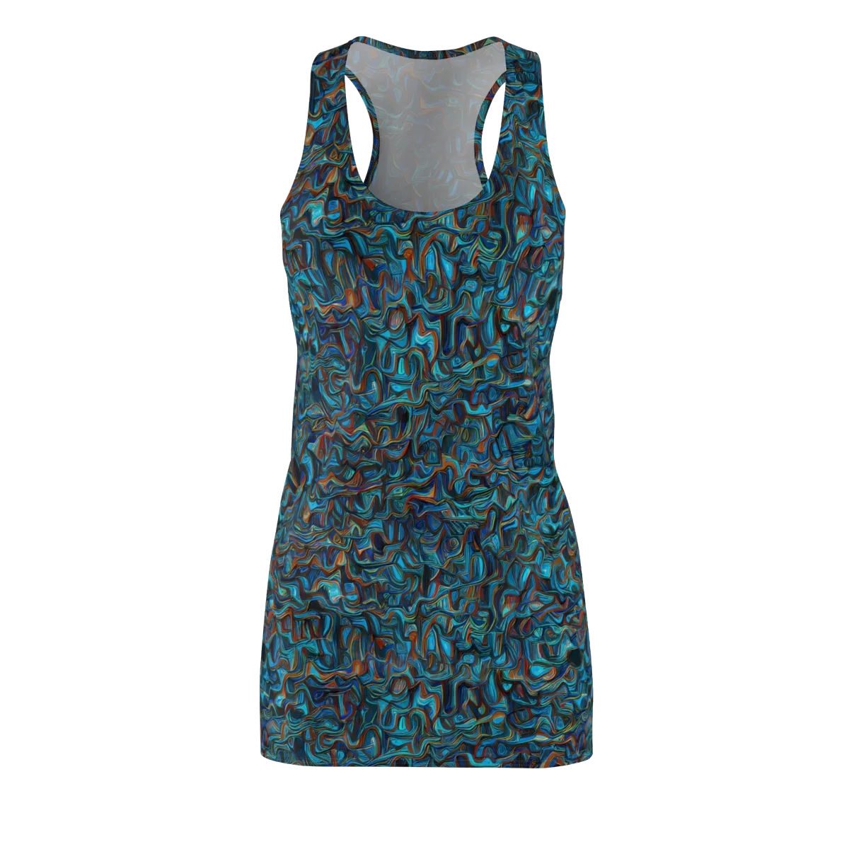 Copper Tide on Racerback Dress — Front