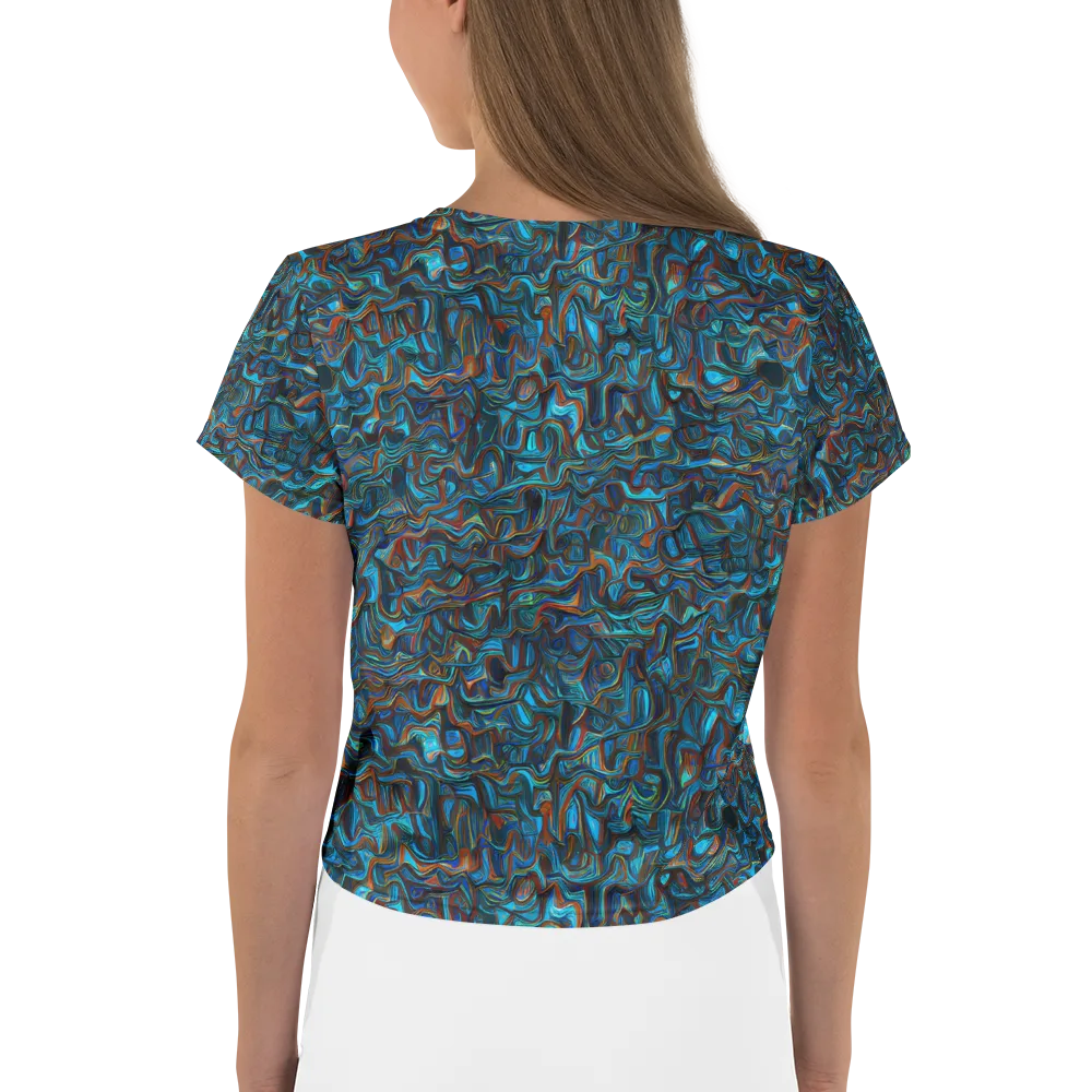 Copper Tide on Crop Tee — Back