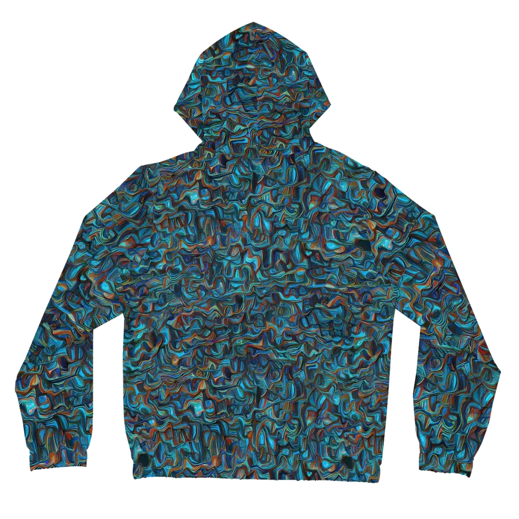 Copper Tide on Women's Full-Zip Hoodie — Back