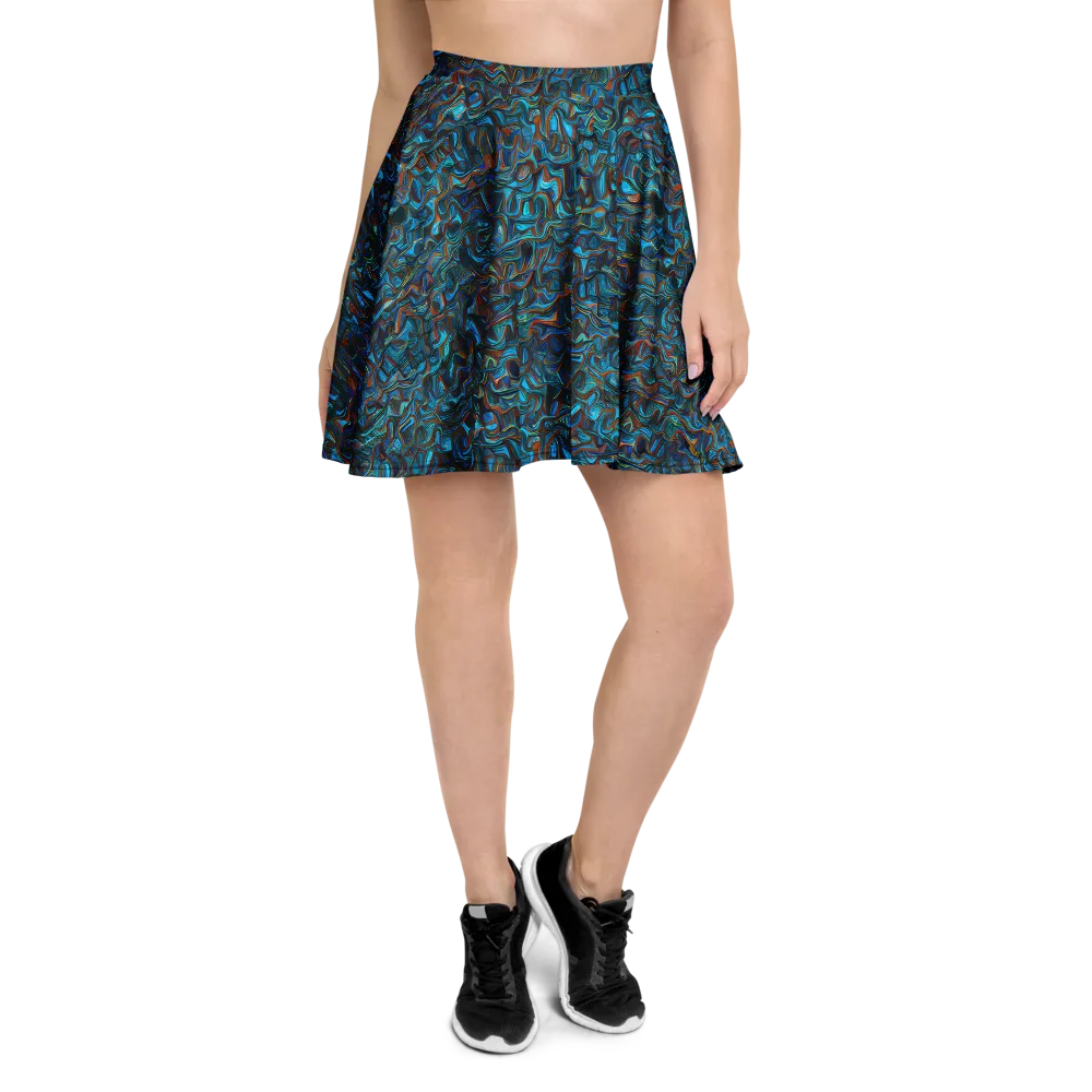 Copper Tide on Skater Skirt — Front