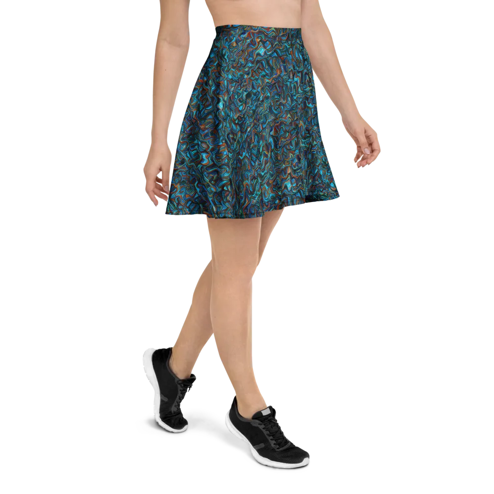 Copper Tide on Skater Skirt — Right