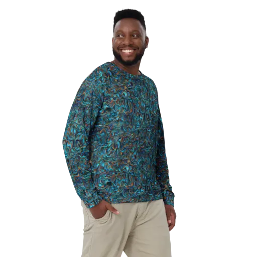 Copper Tide on a Sweatshirt