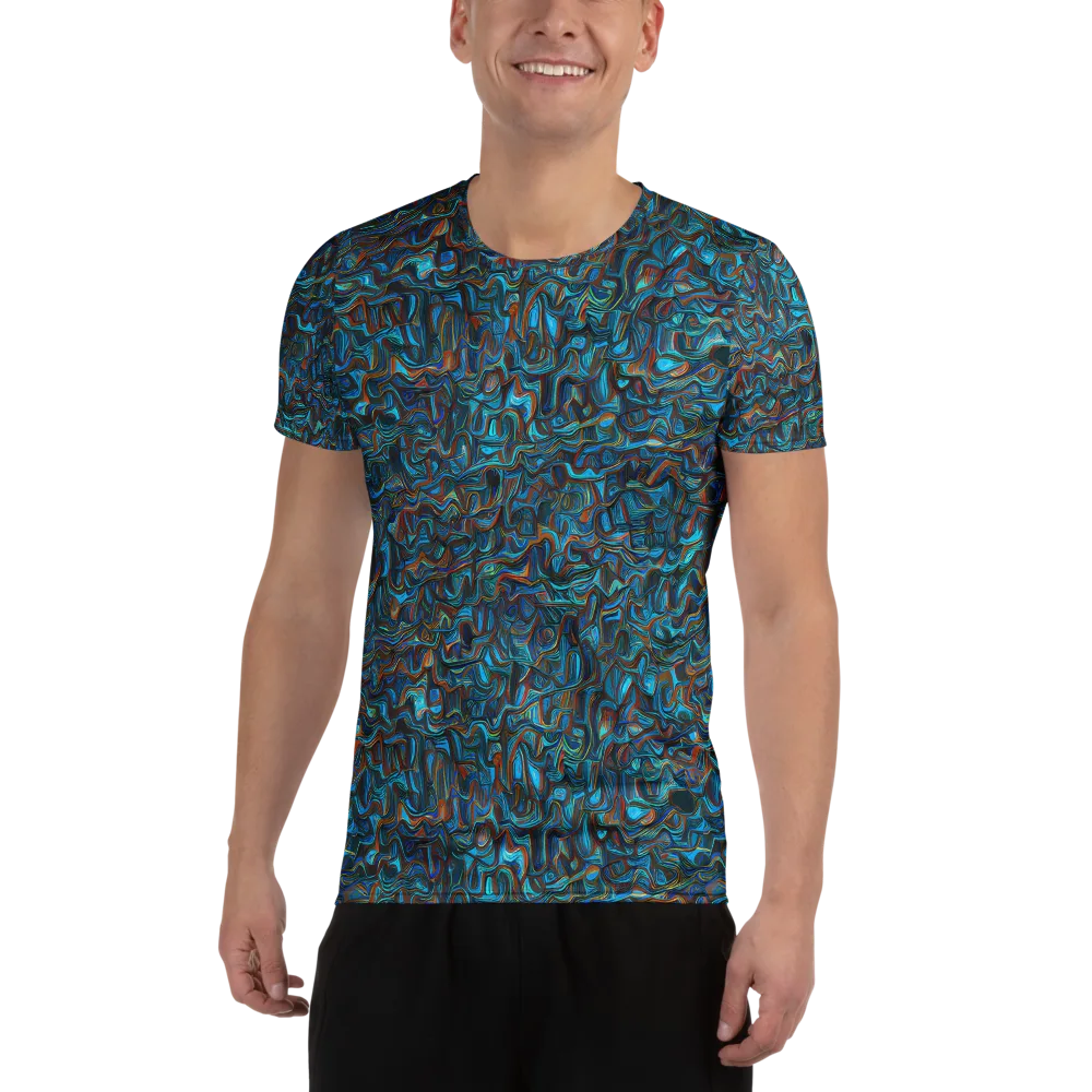 Copper Tide on Men's Athletic T-Shirt — Front