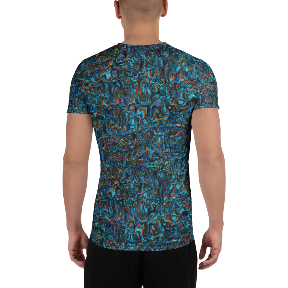 Copper Tide on Men's Athletic T-Shirt — Back