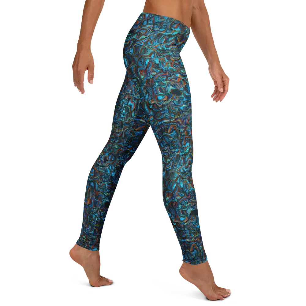 Copper Tide on Leggings — Right
