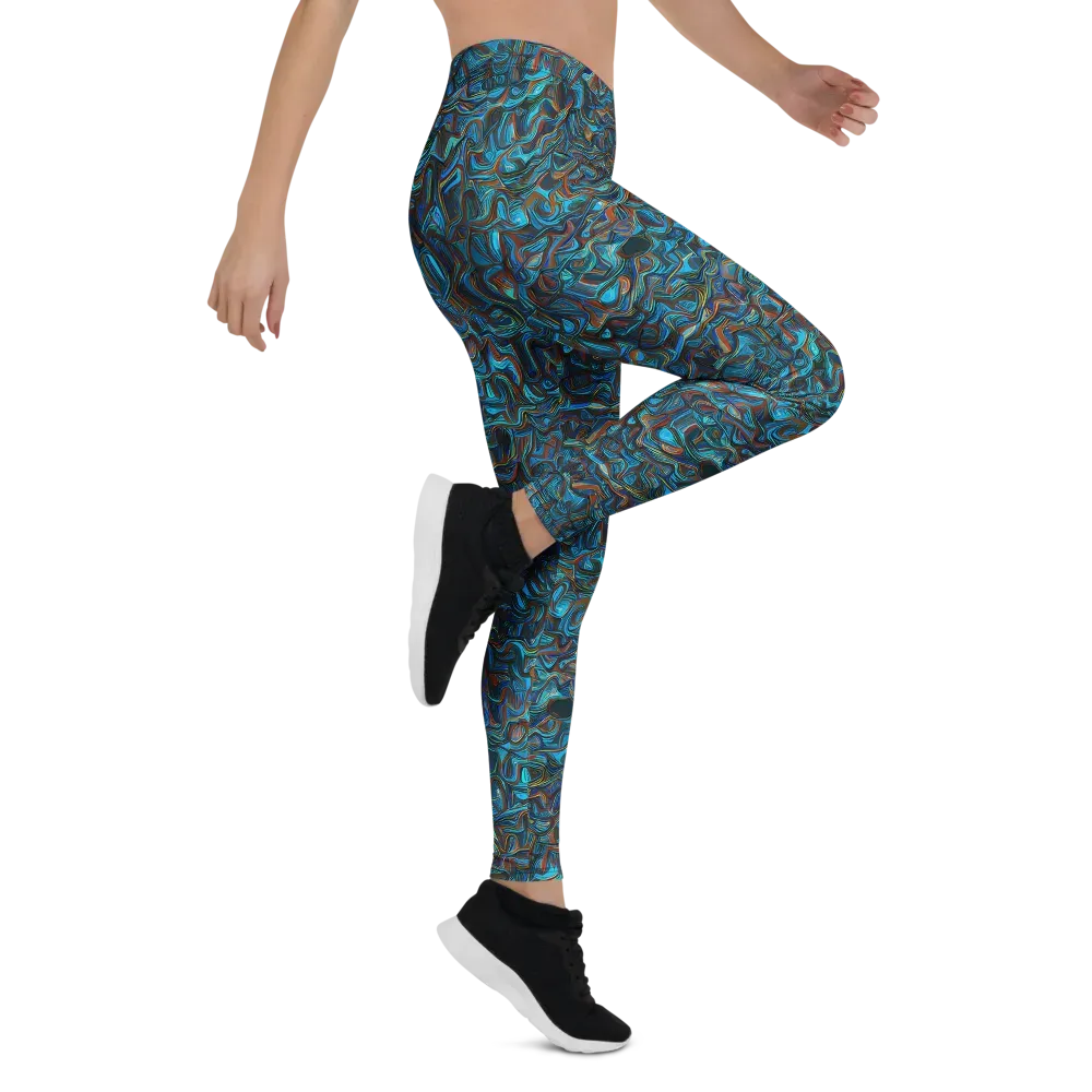 Copper Tide on Leggings — Right