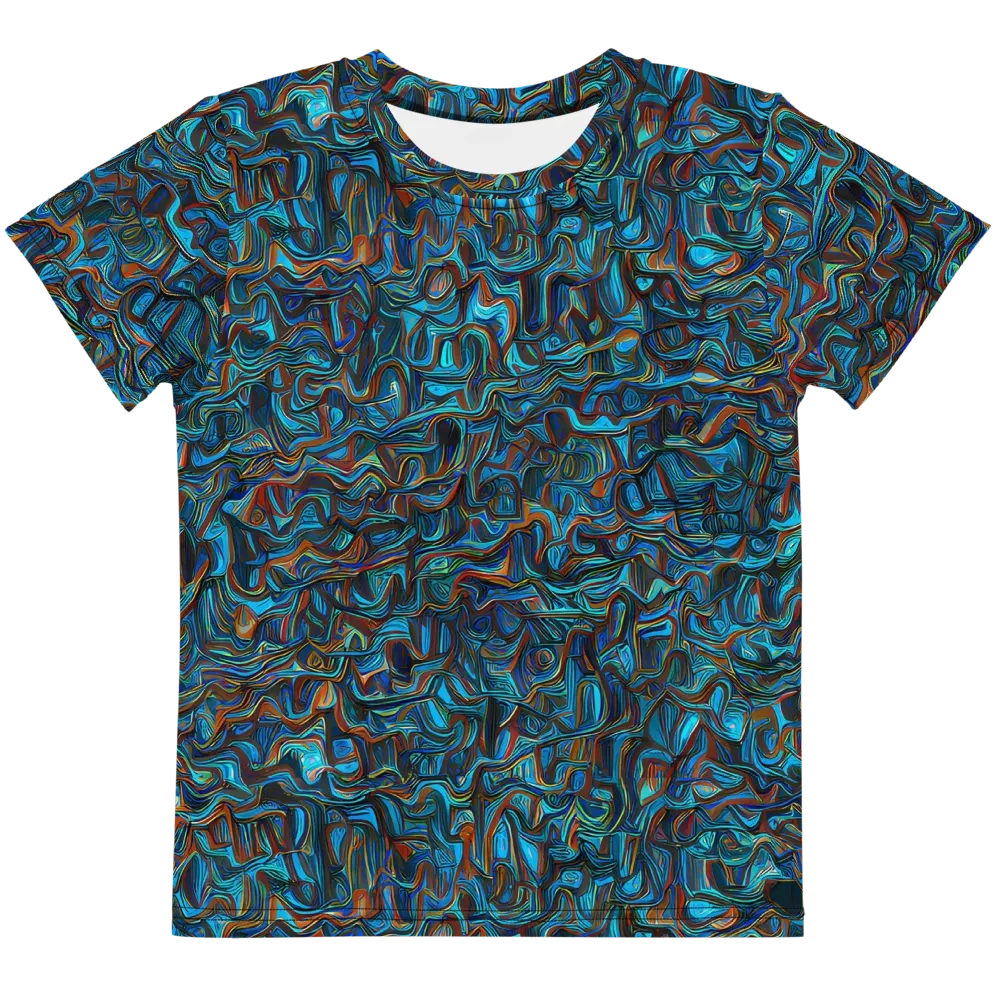 Copper Tide on Kids Crew Neck T-Shirt — Front