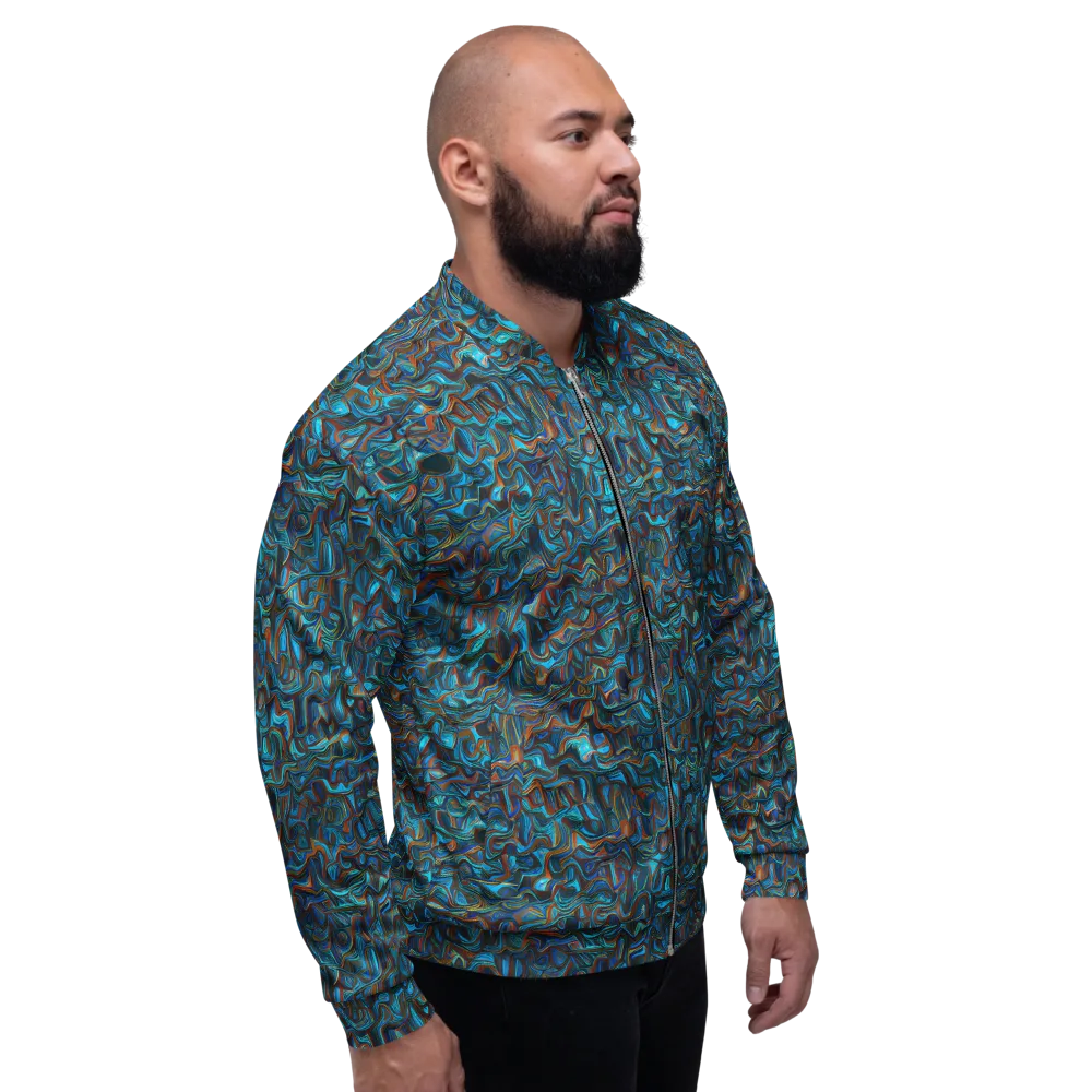 Copper Tide on Bomber Jacket — Right