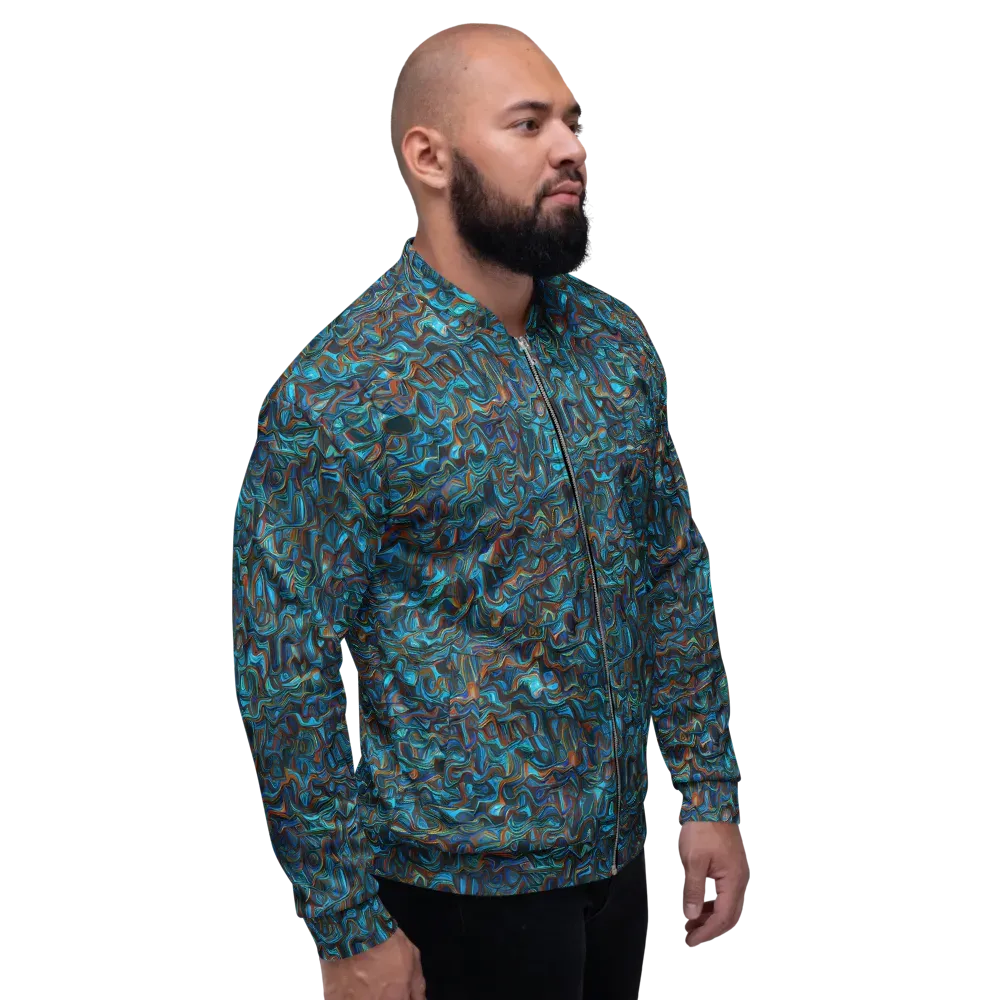 Copper Tide on Bomber Jacket — Right
