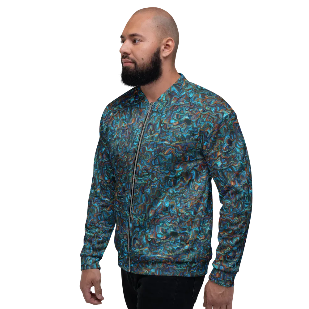 Copper Tide on Bomber Jacket — Left