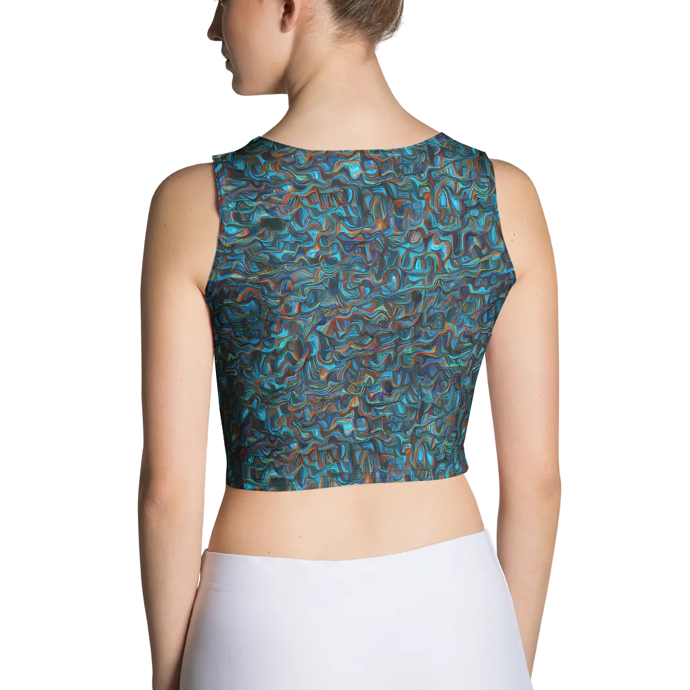 Copper Tide on Crop Top — Back