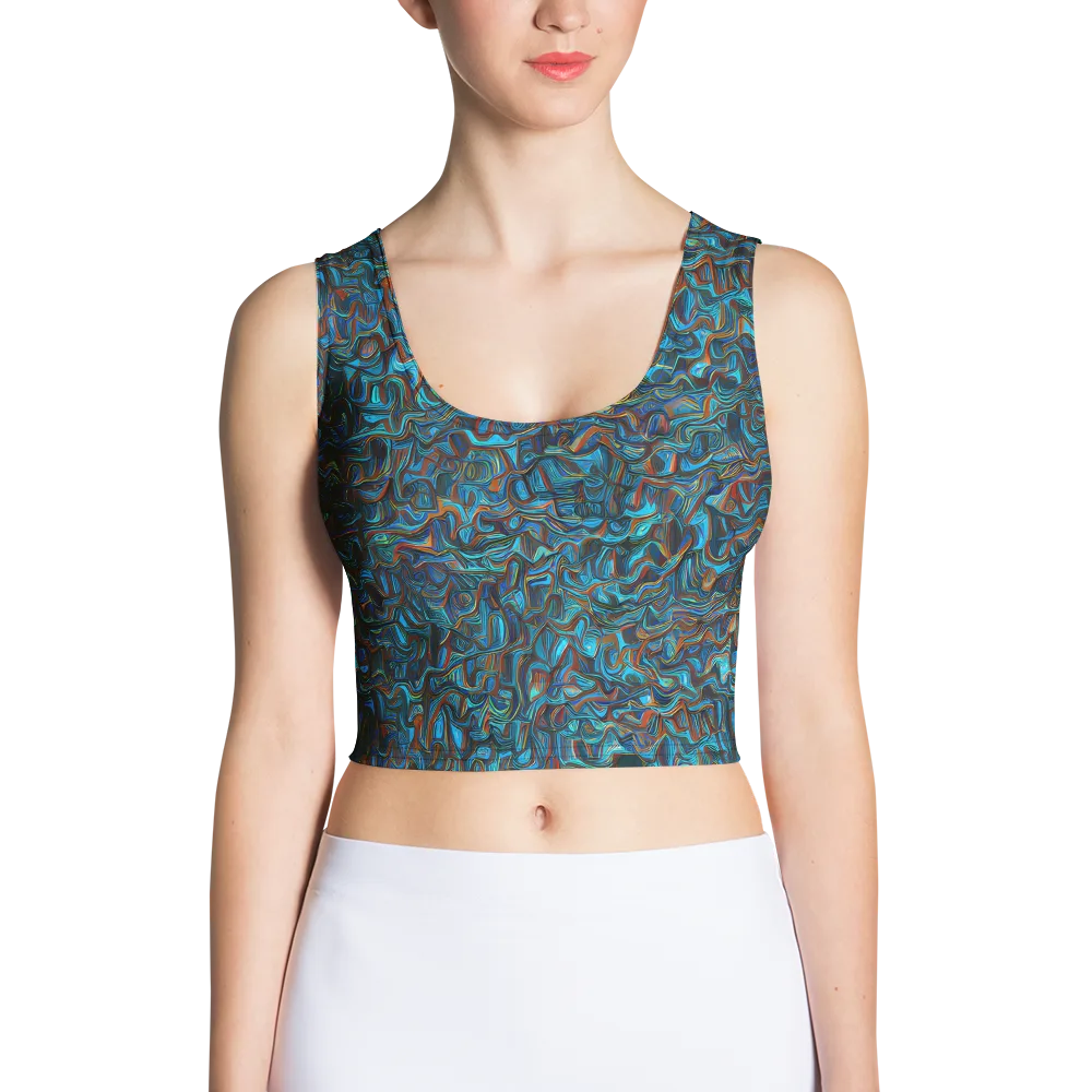 Copper Tide on Crop Top — Front