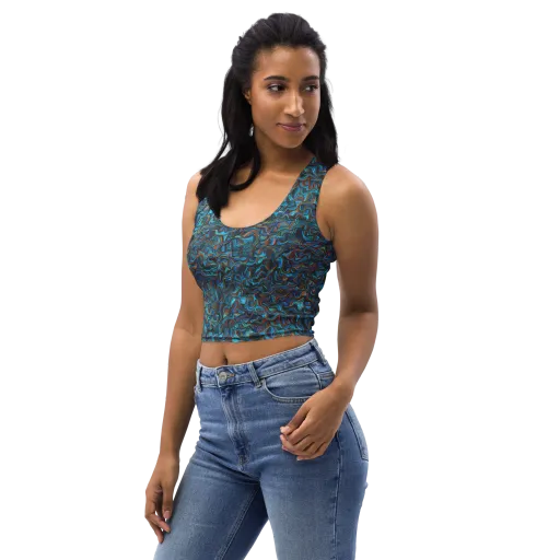 Copper Tide on a Crop Top