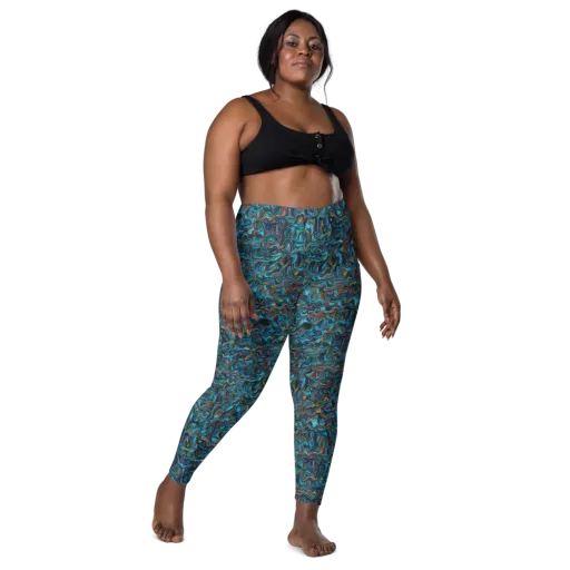 Copper Tide on a Leggings with Pockets