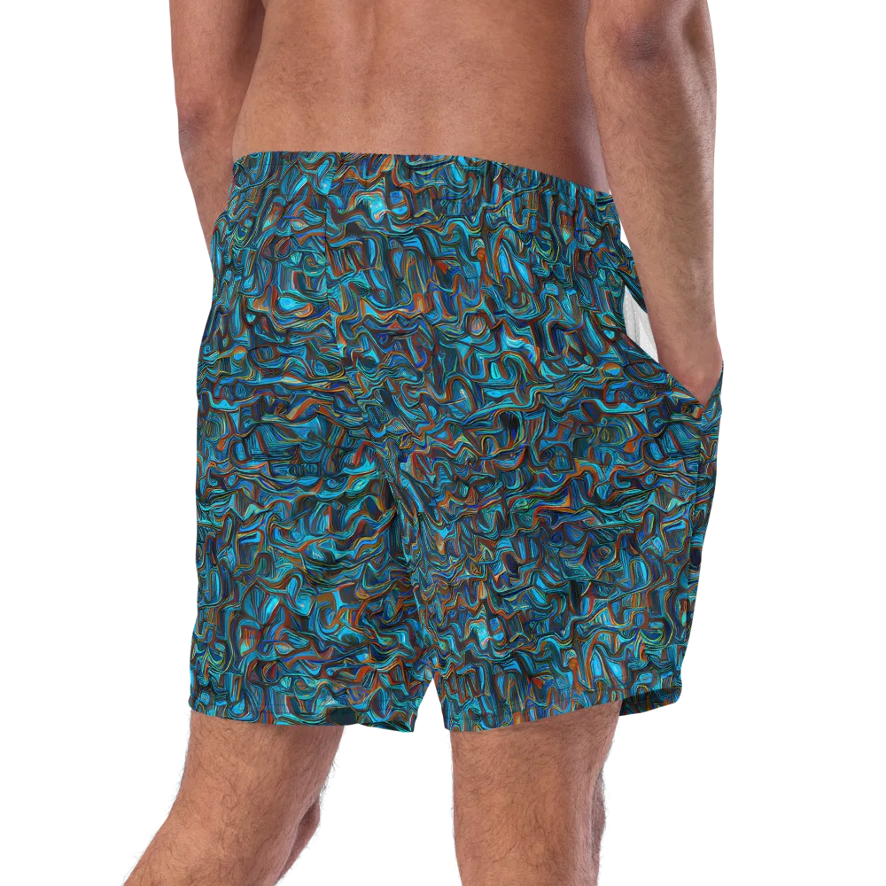 Copper Tide on Swim Trunks — Right Back