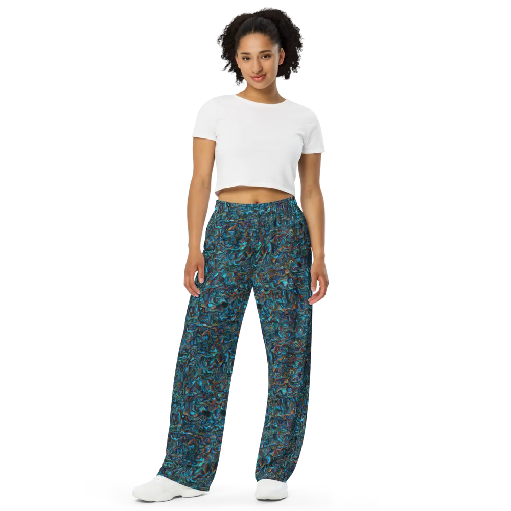 Copper Tide on Wide-Leg Pants — Front