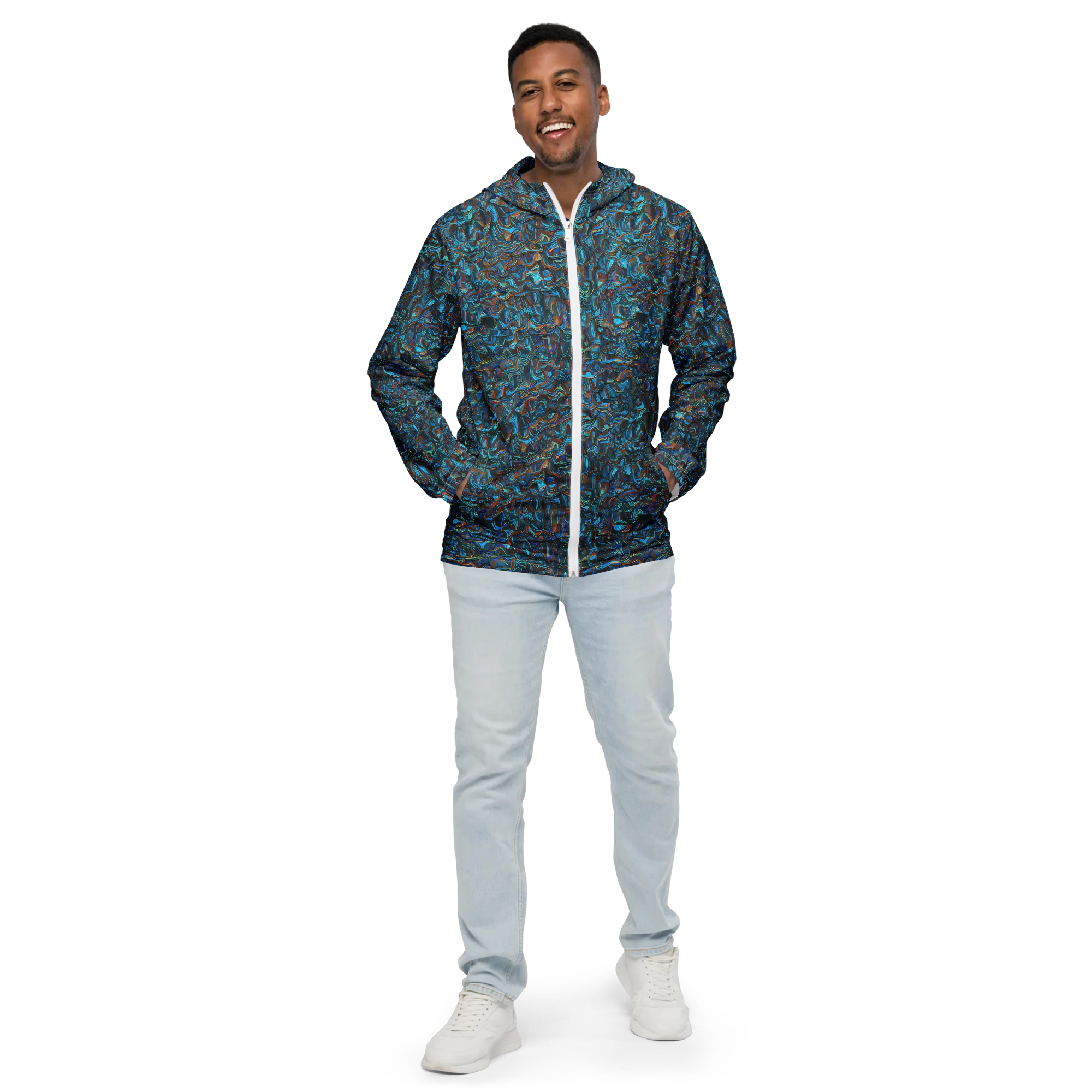 Copper Tide on Men's Windbreaker — Front