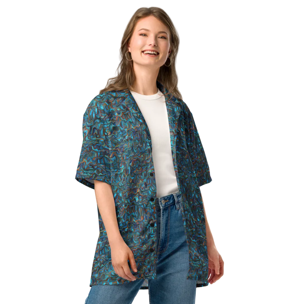 Copper Tide on Button Shirt — Front