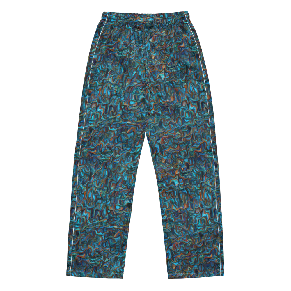 Copper Tide on Women's Pajama Pants — Front