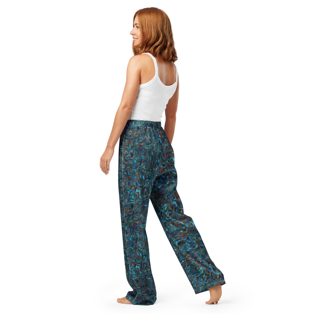 Copper Tide on Women's Pajama Pants — Back