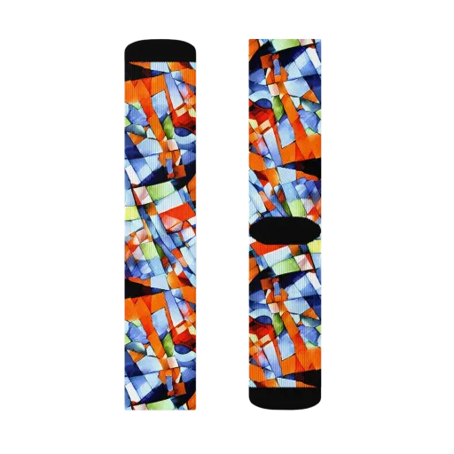 Cubist Current on a Socks