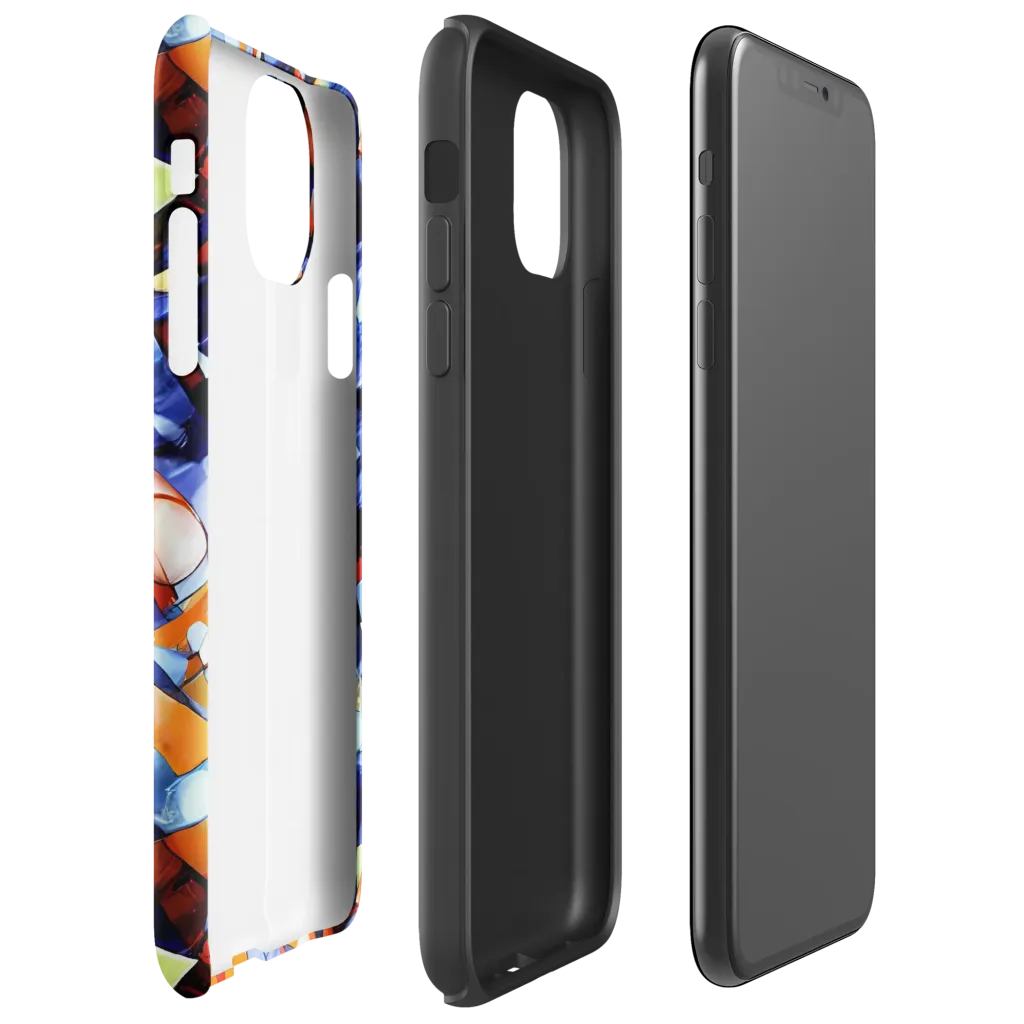 Cubist Current on Tough Case for iPhone® — Right