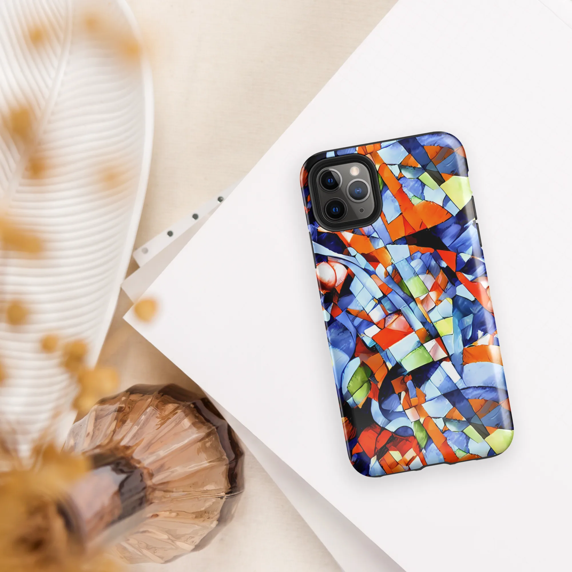 Cubist Current on Tough Case for iPhone® — Front