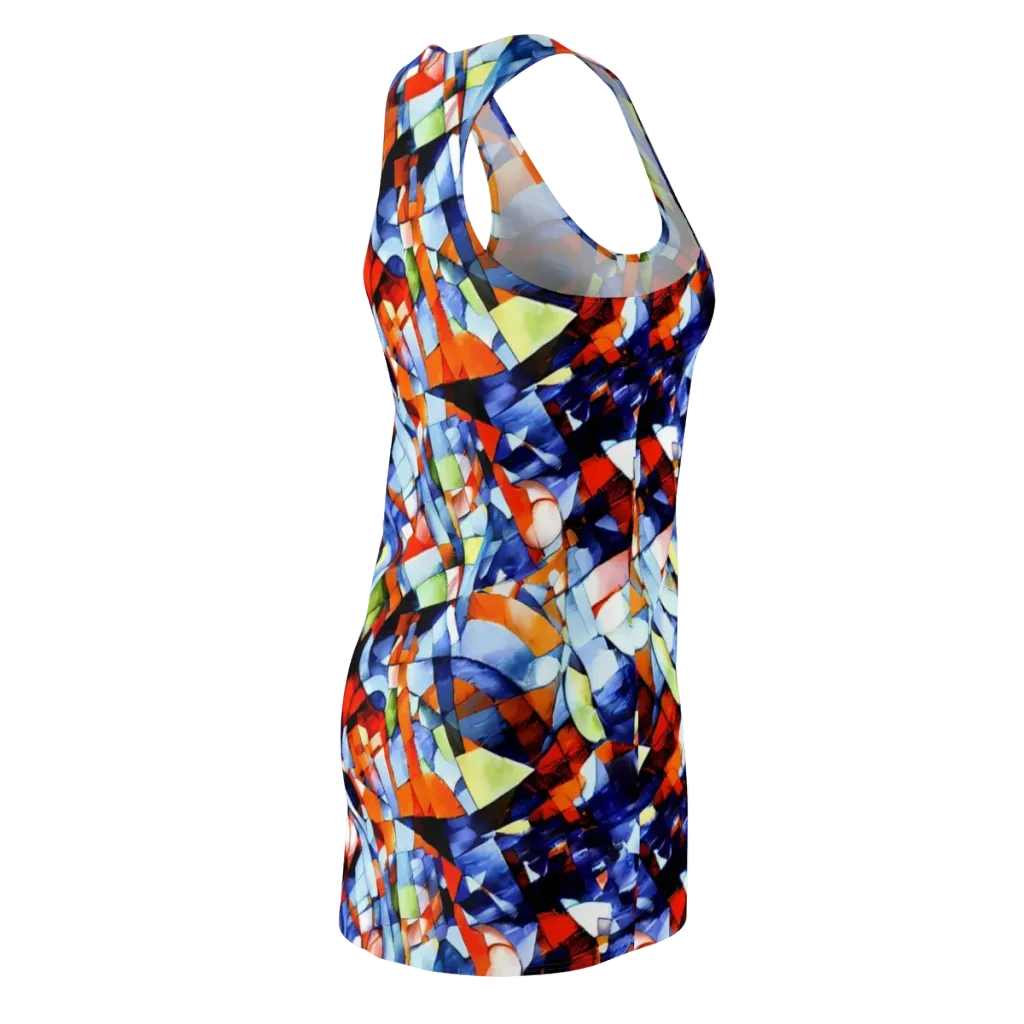Cubist Current on Racerback Dress — Back Side