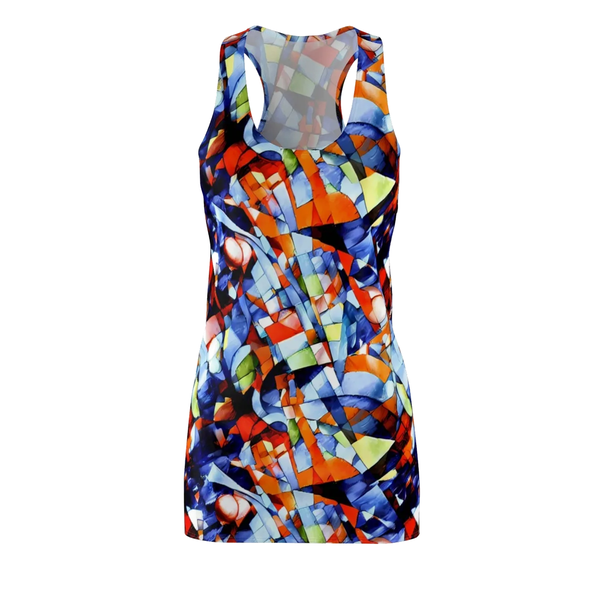 Cubist Current on Racerback Dress — Front