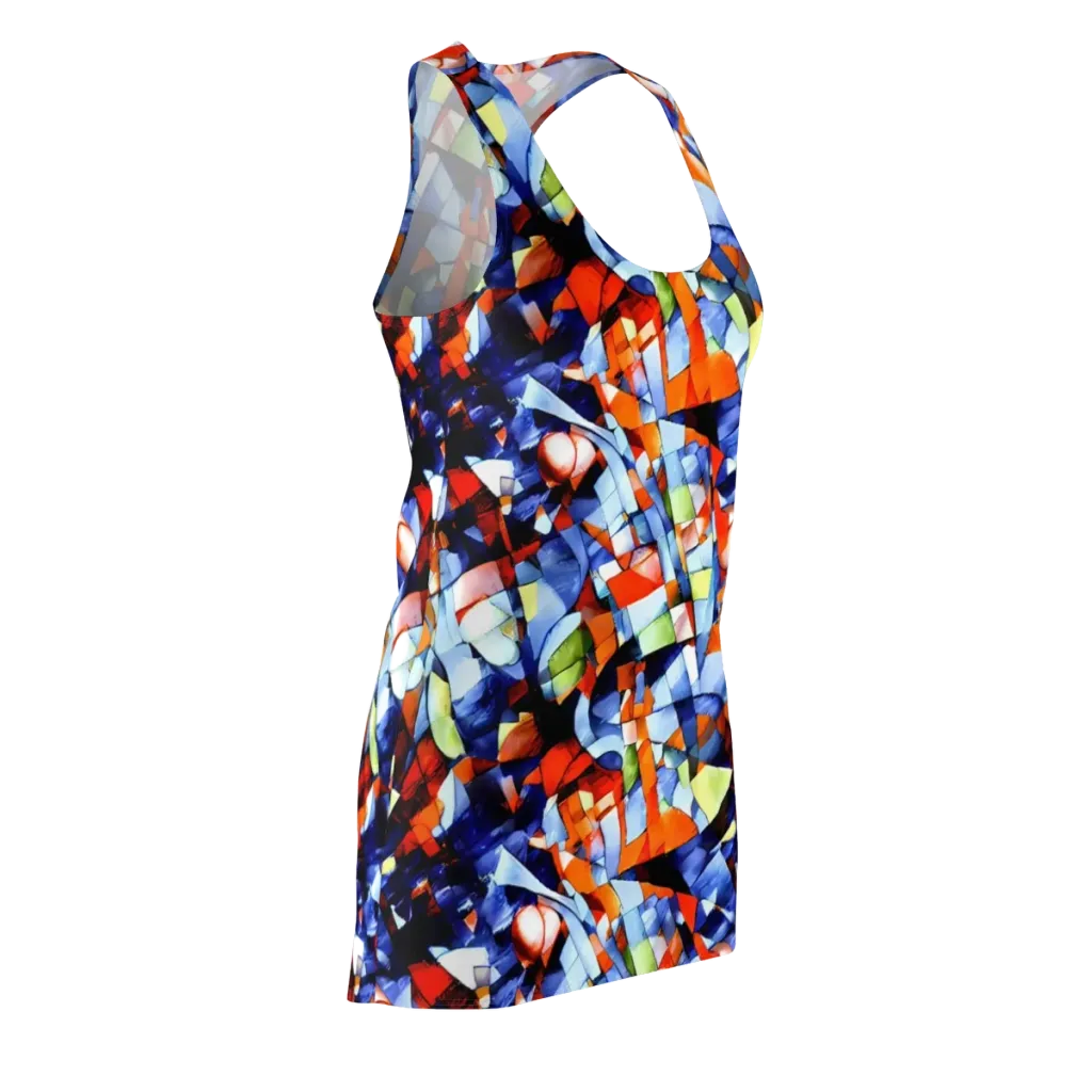Cubist Current on Racerback Dress — Front Side