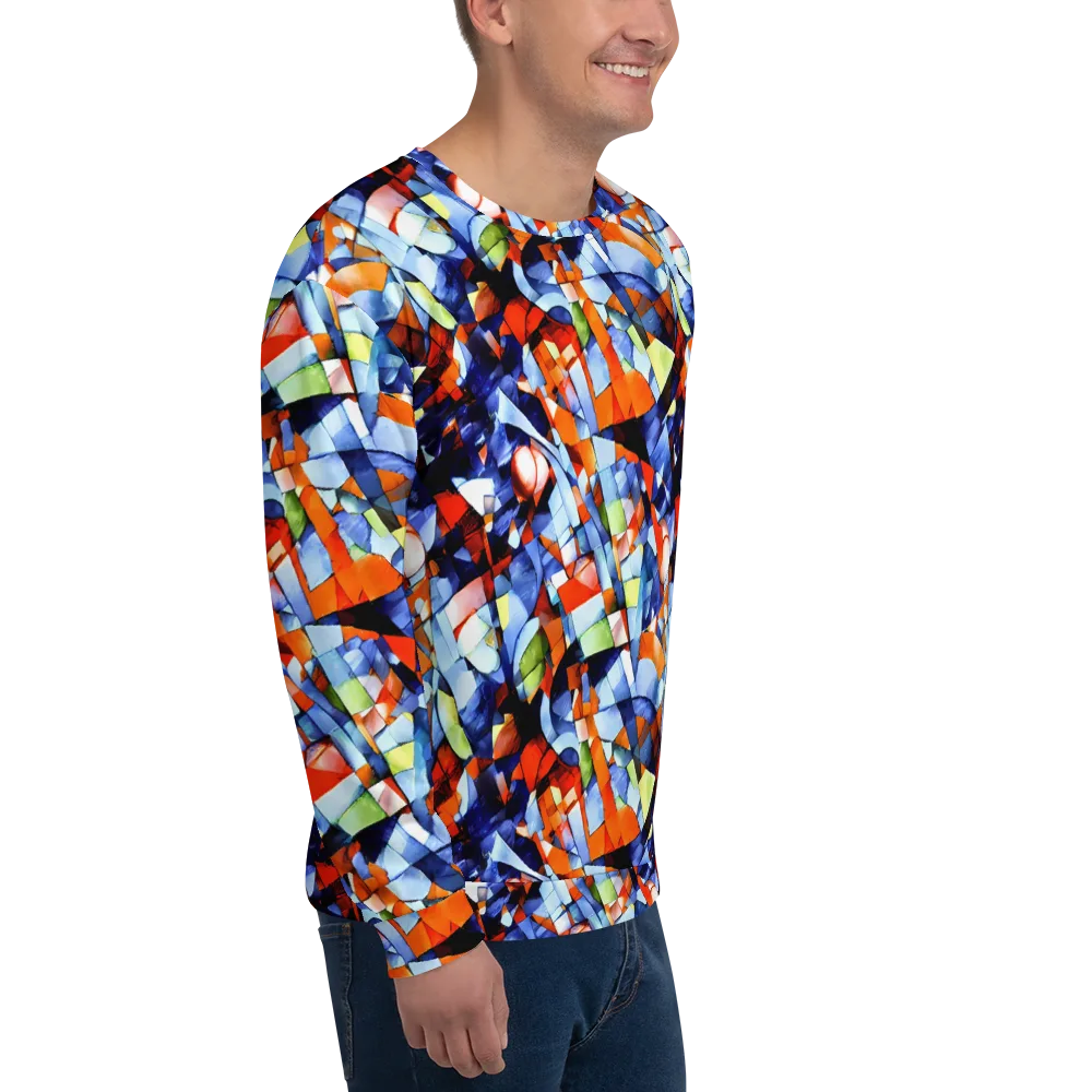 Cubist Current on Sweatshirt — Right Front