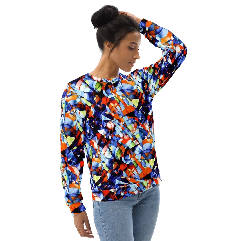 Cubist Current on Sweatshirt — Right Front