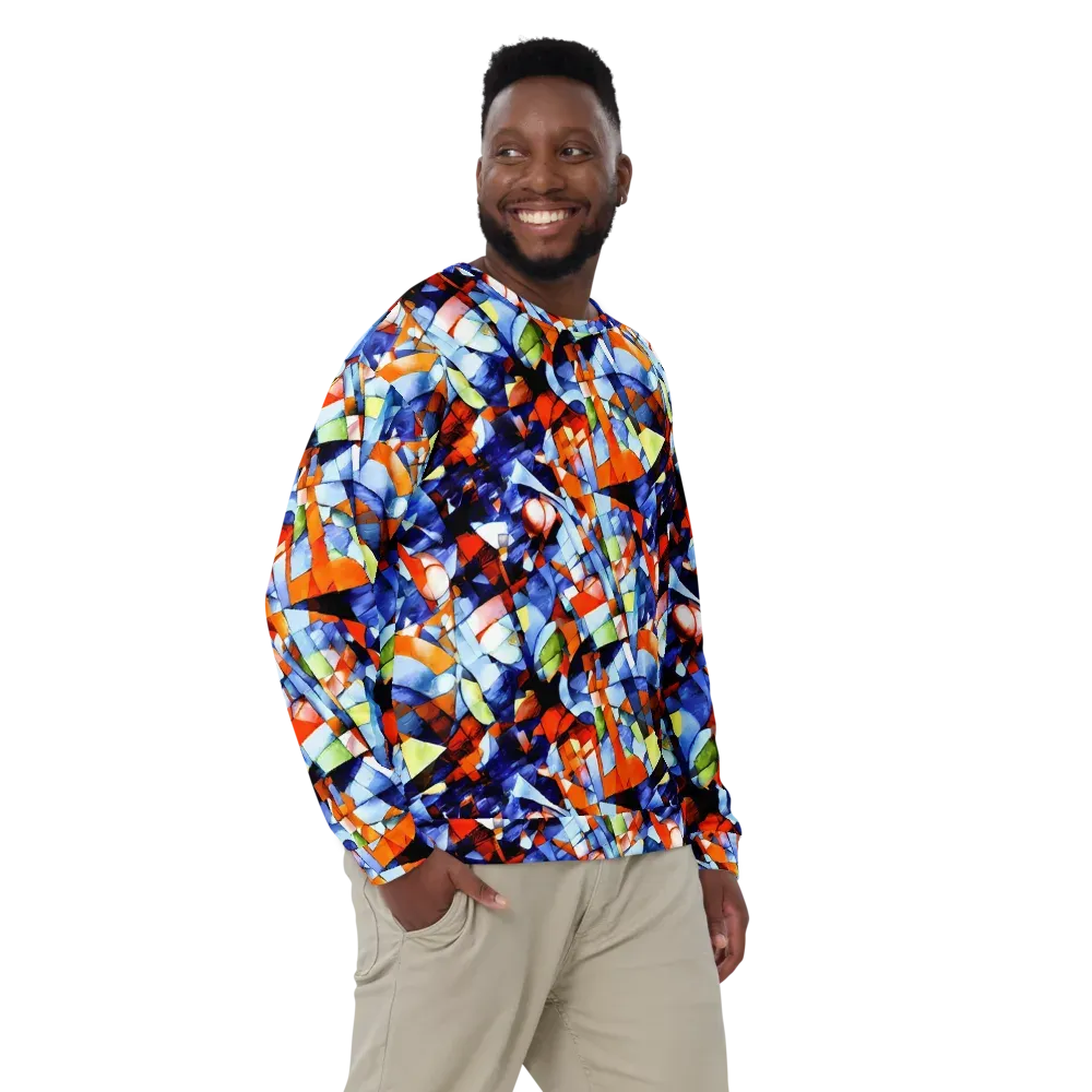 Cubist Current on Sweatshirt — Front