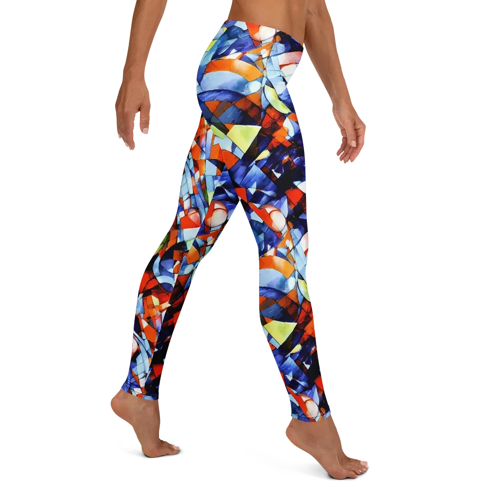 Cubist Current on Leggings — Right